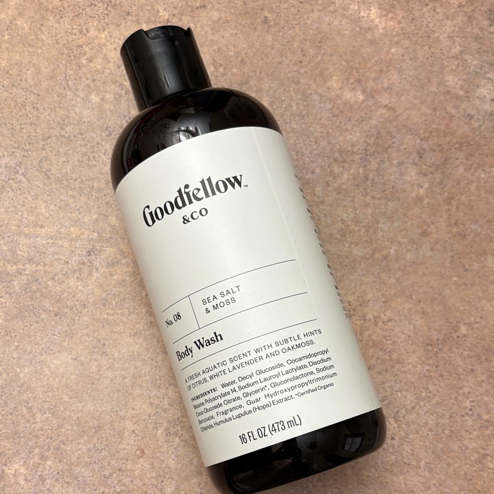 Goodfellow & Co Body Wash Sea Salt & Moss Scent w/ Hops Extract 16 fl oz New
